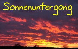 Sonnenuntergang